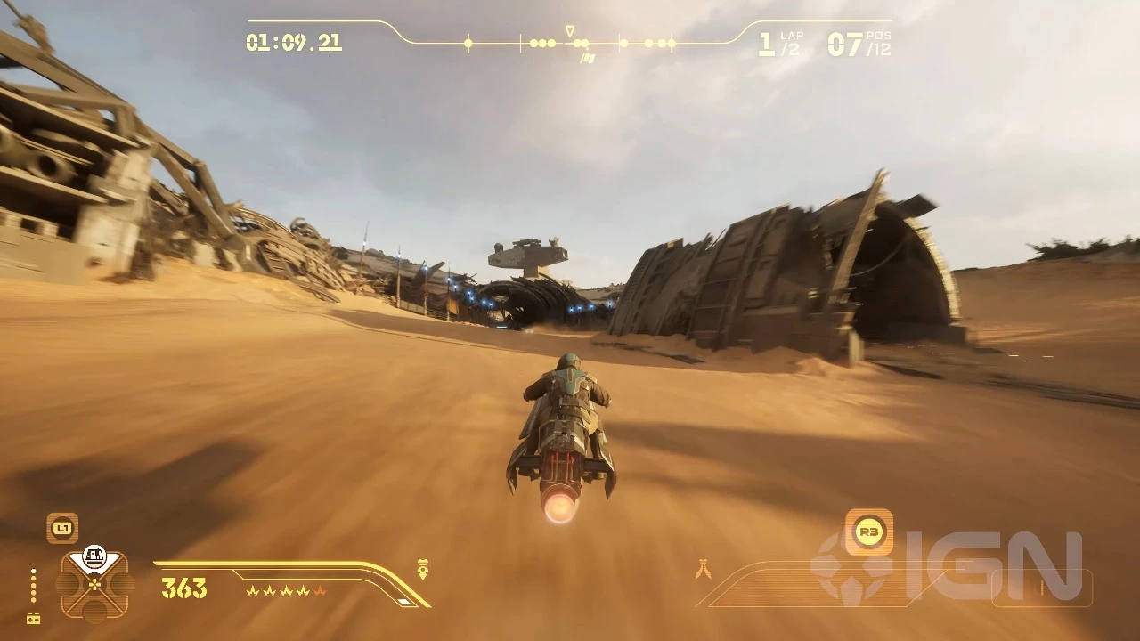 Star Wars: Galactic Racer Reveals 15 Minutes of Thrilling Gameplay on Jakku
