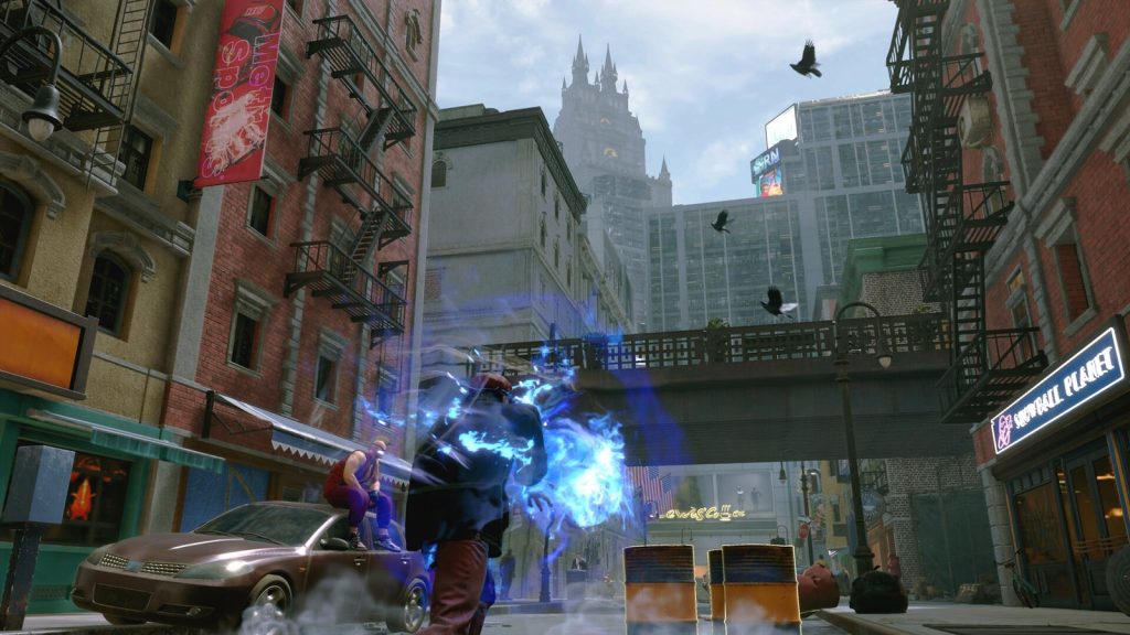 Street Fighter 6 screenshot of two characters at mid range