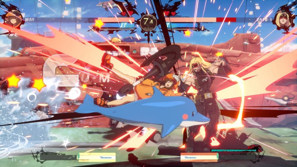 Guilty Gear Strive screenshot of an anime-style fight