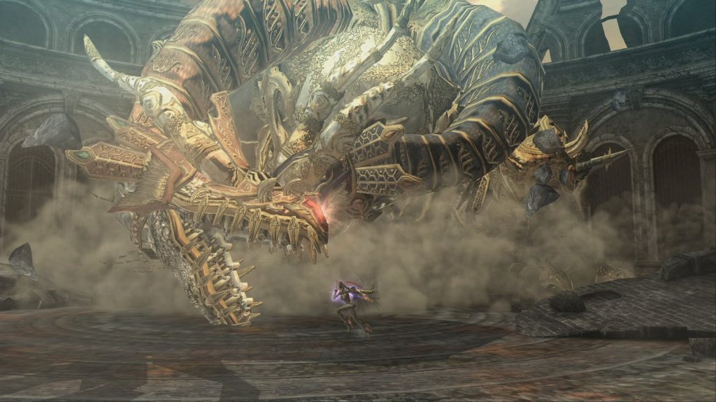 Bayonetta combat screenshot